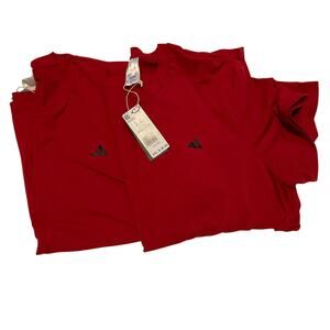 Adidas Men’s Axis Tee 3.0 - Bundle of 2 Red - Size 2XL - NEW